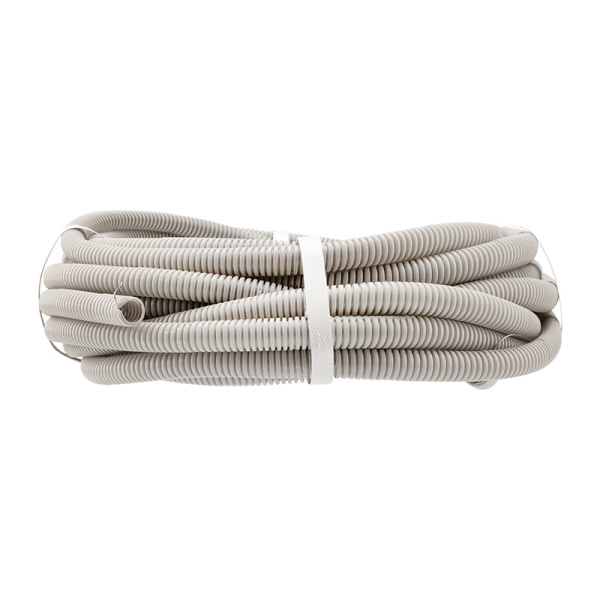 Труба гофрированная из ПВХ, с зондом, Ø20мм (бухта 10 м/уп) REXANT