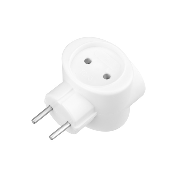 Тройник электрический 6А б/з белый 220 В REXANT