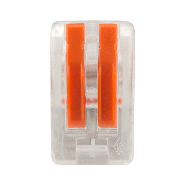 Универсальная клемма СМК 222-412, 2-проводная прозрачная 0,08-2,5/4 мм² (50 шт./уп.) REXANT