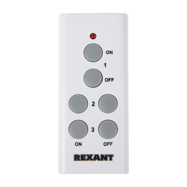Радиоуправляемая  розетка c пультом RX-002 (один пульт, две розетки) 10А/30м REXANT