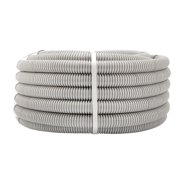 Труба гофрированная из ПВХ, с зондом, Ø32мм (бухта 25 м/уп) REXANT 