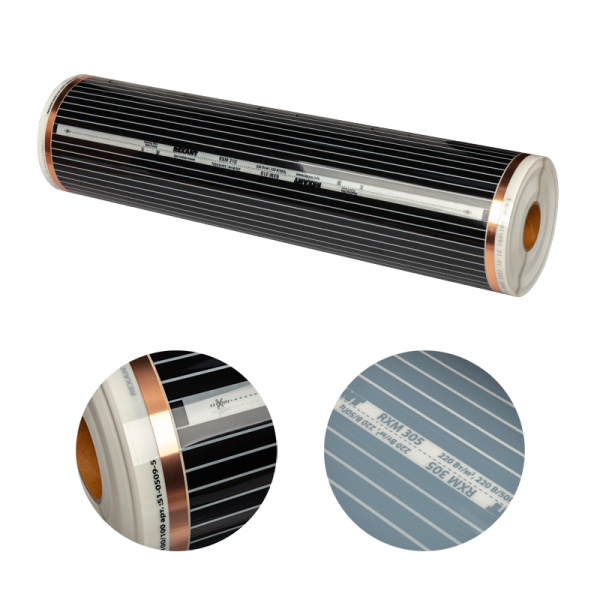 Пленочный теплый пол RXM 310 220Вт/м², ширина 100см, толщина 0,338мм REXANT  