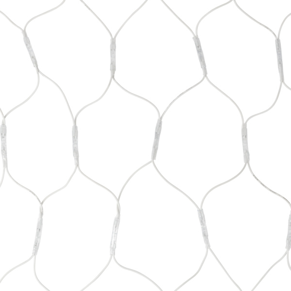 Гирлянда Сеть 2x3м, белый КАУЧУК, 432 LED Белые (шнур питания в комплекте)