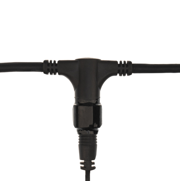 Гирлянда светодиодная Занавес 2х1,5м 360 LED КРАСНЫЙ черный КАУЧУК IP67 постоянное свечение 230В соединяется NEON-NIGHT шнур в комплекте