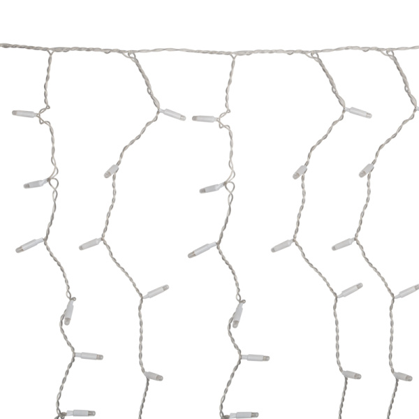 Гирлянда светодиодная Занавес 2х1,5м 300 LED RGB прозрачный ПВХ IP65 для свечения с динамикой нужен контроллер 245-908 230В соединяется NEON-NIGHT
