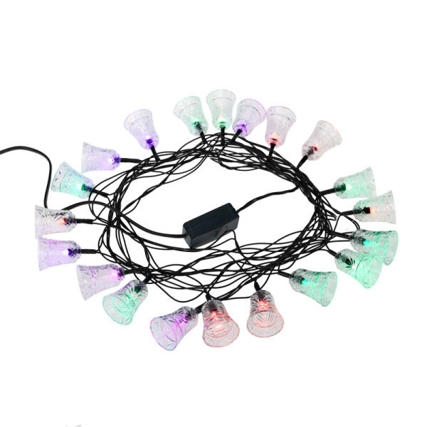 Гирлянда светодиодная Колокольчики 20 LED RGB 2,8 метра