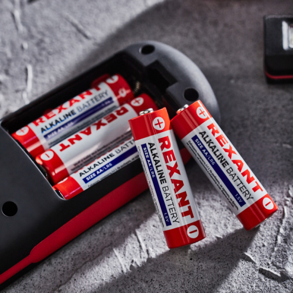 Батарейка алкалиновая AA/LR6, 1,5В, 24 шт, блистер REXANT