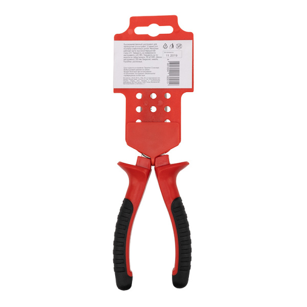 Тонкогубцы 200мм никелированные, двухкомпонентные рукоятки REXANT 