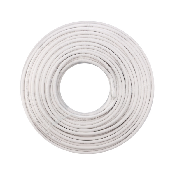 Кабель коаксиальный RG-6U, 75Ом, CCS/Al/Al, 64%, 100м, INDOOR, белый REXANT