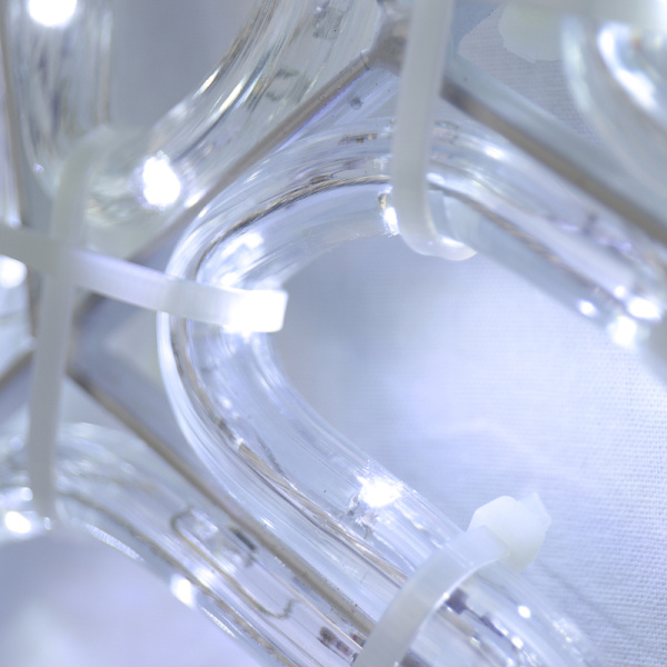 Фигура световая Снежинка цвет белый, размер 55x55 см, мерцающая NEON-NIGHT