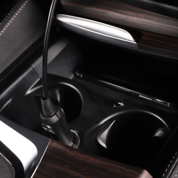 Автозарядка с индикатором (разъем 1.4х3.4) (АЗУ) шнур спираль 1.5 м REXANT