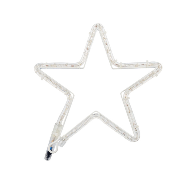 Фигура световая Звездочка LED цвет белый, размер 30x28 см NEON-NIGHT