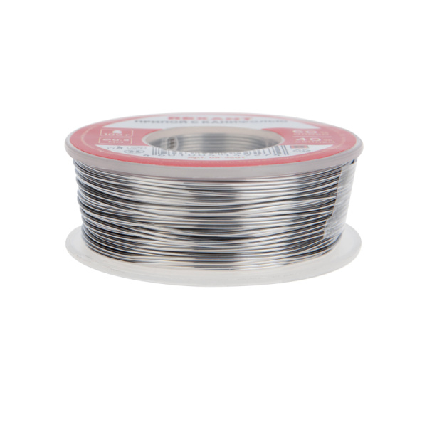 Припой с канифолью, 100г, Ø0,5мм, (олово 60%, свинец 40%), катушка, блистер REXANT