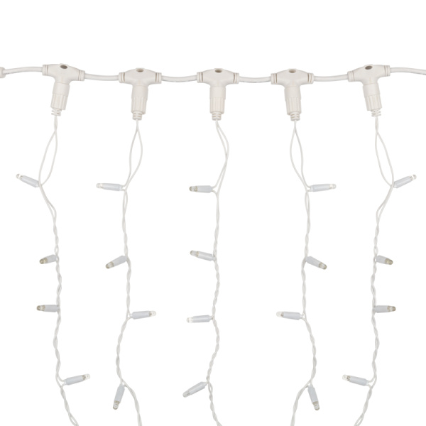 Гирлянда светодиодная Занавес 2х1,5м 360 LED ЗЕЛЕНЫЙ белый ПВХ IP65 постоянное свечение 230В соединяется NEON-NIGHT шнур в комплекте