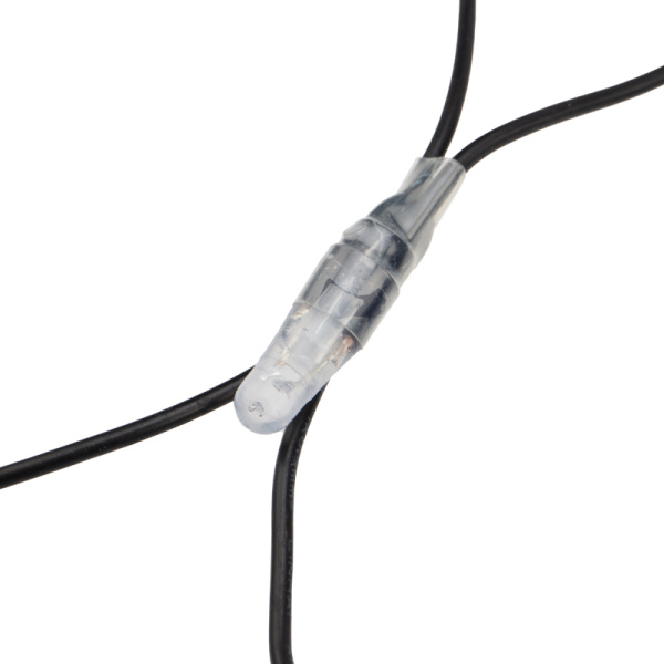 Гирлянда Сеть 2х1,5м, черный ПВХ, 288 LED Белые (шнур питания в комплекте)