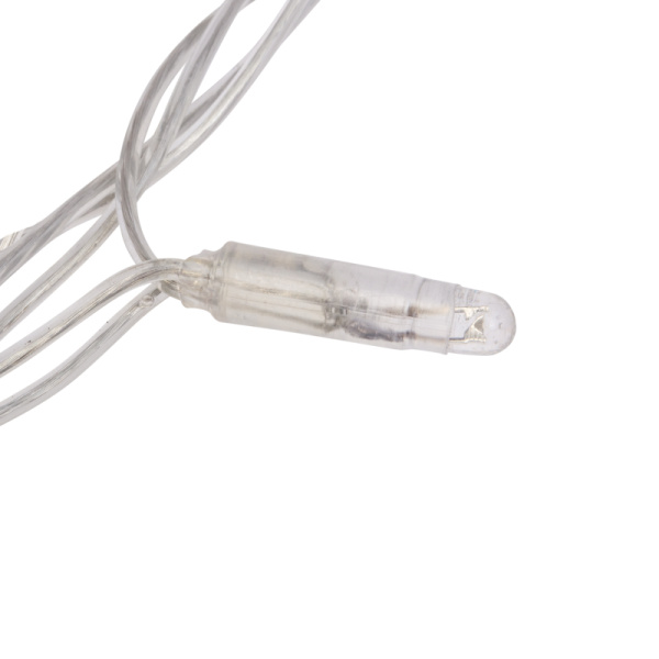 Гирлянда светодиодная Занавес 2х6м 360 LED БЕЛЫЙ прозрачный ПВХ IP65 эффект водопада 24В не соединяется NEON-NIGHT трансформатор в комплекте