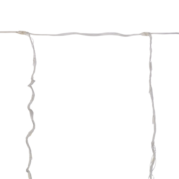 Гирлянда светодиодная Занавес 2х9м 480 LED БЕЛЫЙ прозрачный ПВХ IP65 эффект водопада 24В не соединяется NEON-NIGHT трансформатор в комплекте