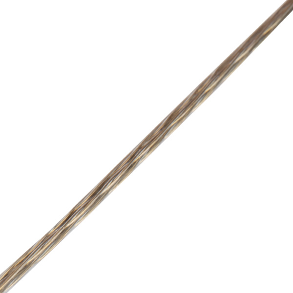 Трос стальной в ПВХ оплетке d=2,5мм, прозрачный (моток 20м) REXANT