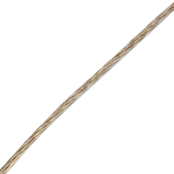 Трос стальной в ПВХ оплетке d=3,0мм, прозрачный (моток 20м) REXANT