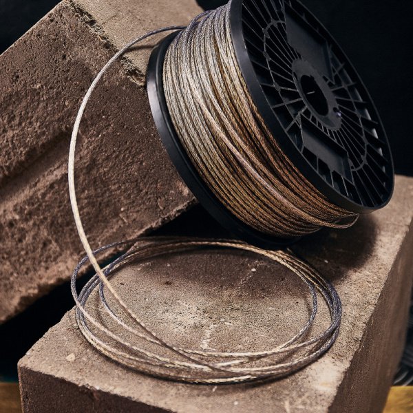 Трос стальной в ПВХ оплетке d=3,0мм, прозрачный (бухта 200м) REXANT