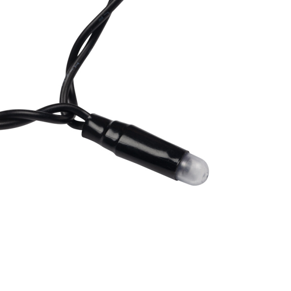 Гирлянда светодиодная Занавес 2х1,5м 360 LED ТЕПЛЫЙ БЕЛЫЙ черный ПВХ IP65 постоянное свечение 230В соединяется NEON-NIGHT нужен шнур 303-500