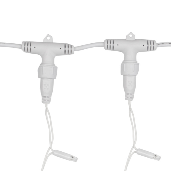 Гирлянда светодиодная Занавес 2х3м 600 LED БЕЛЫЙ белый ПВХ IP65 эффект мерцания 230В соединяется NEON-NIGHT нужен шнур 303-500-1