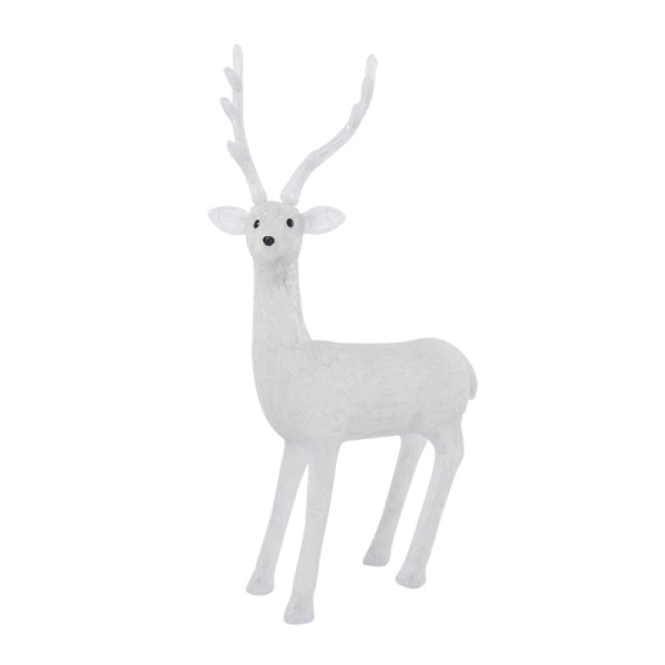 Акриловая светодиодная фигура Северный олень 130 см, 380 светодиодов, IP65 понижающий трансформатор в комплекте NEON-NIGHT