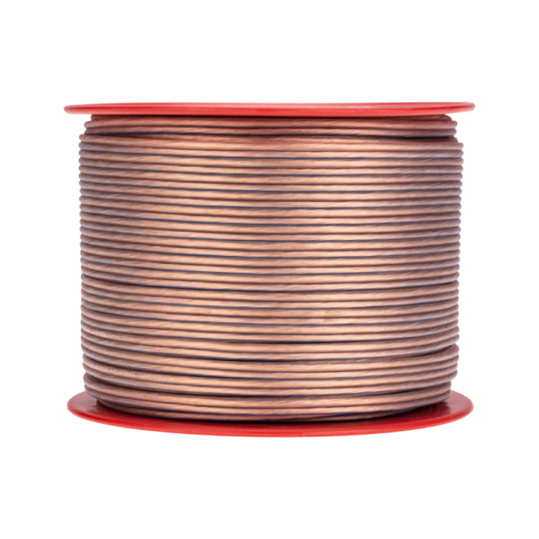 Кабель акустический 2х1,50мм², прозрачный BLUELINE, 100м REXANT