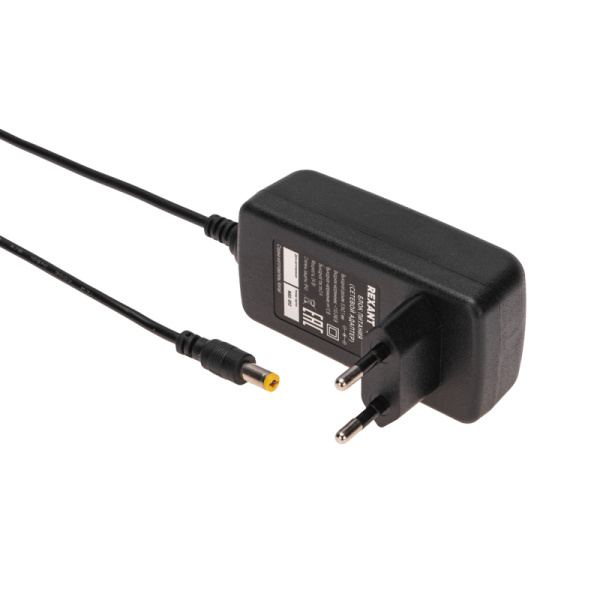 Блок питания (сетевой адаптер) AC 110-240В/DC 12В, 2А, 24Вт с DC разъемом подключения 5,5х2,1 (IP43)