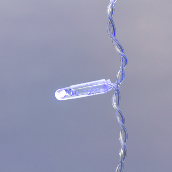 Гирлянда светодиодная Занавес 2х3м 448 LED СИНИЙ прозрачный ПВХ IP65 постоянное свечение 230В соединяется NEON-NIGHT нужен шнур 303-500-1