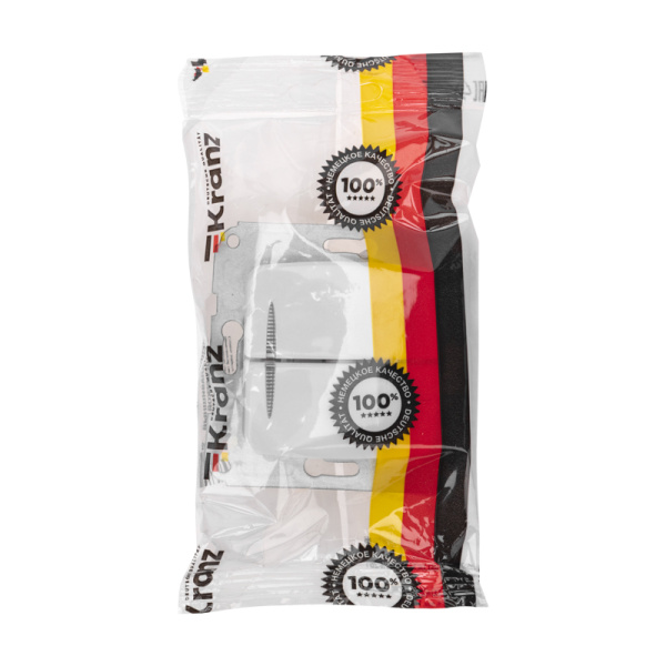 DEA Выключатель 2кл (инд) с/у 10А мех. Бел KRANZ 