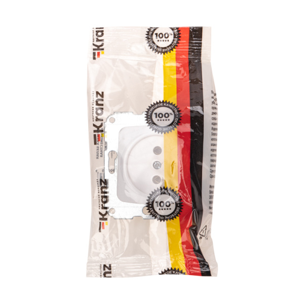 DEA Розетка 1-ая б/з с/у 10А мех. Бел KRANZ  