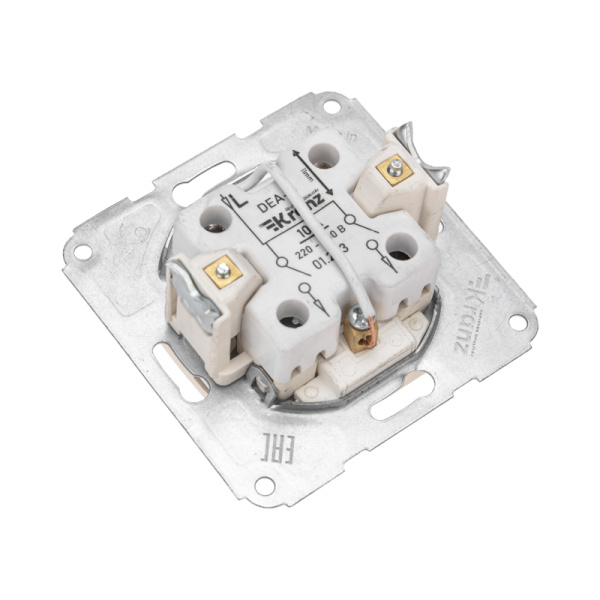 DEA Выключатель 2кл (инд) с/у 10А мех. Беж KRANZ 