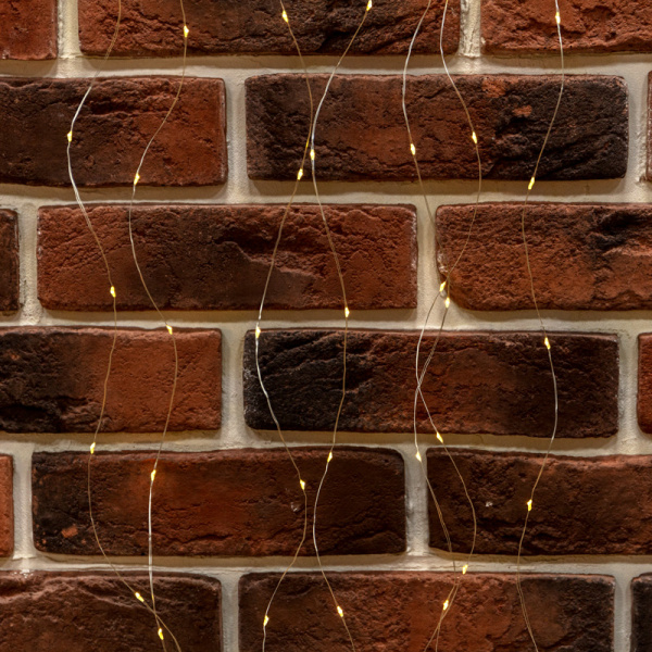 Гирлянда Светодиодный дождь из росы 6х3 м, теплый белый, USB + пульт управления NEON-NIGHT