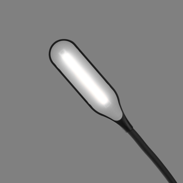 Светильник настольный Click 4Вт, LED, 4000К, диммируемый 3 ступени, заряжаемый, на прищепке, черный REXANT