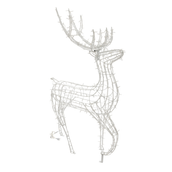 Фигура объемная Олень 115х195см, 528 LED, IP65, цвет свечения белый NEON-NIGHT