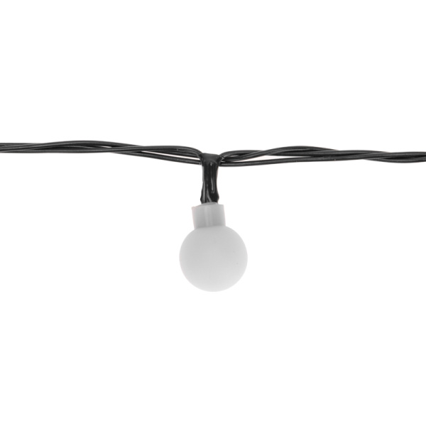 Гирлянда светодиодная Шарики 5м, 20LED, IP20, зеленый провод, свечение мульти (RG/RB), мигание, 230В NEON-NIGHT