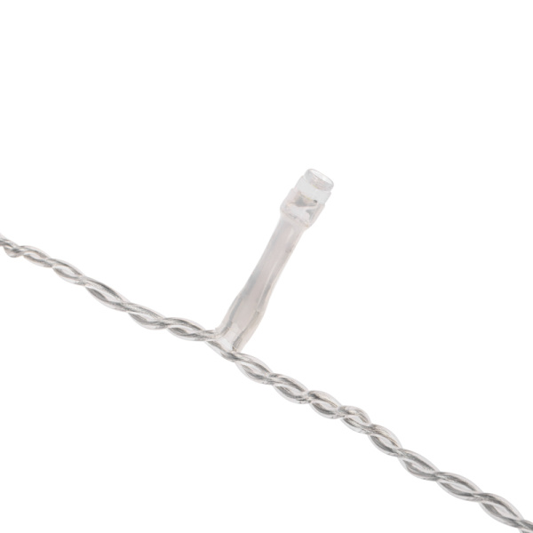 Гирлянда светодиодная Айсикл (бахрома) 25х0,6м, c эффектом мерцания, прозрачный провод, IP44, 230В, диоды ТЕПЛЫЕ БЕЛЫЕ, 588LED NEON-NIGHT