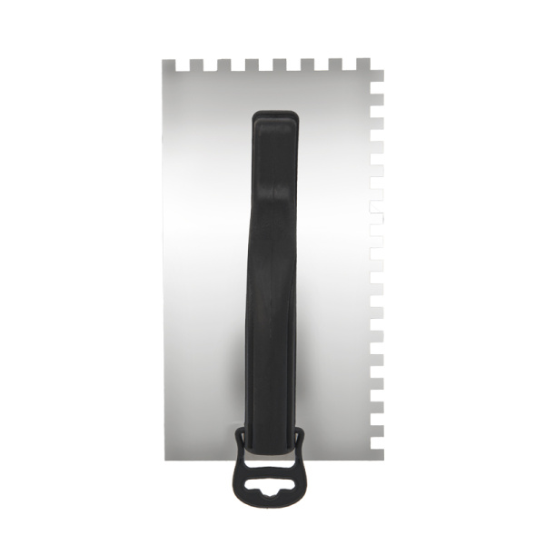 Гладилка нержавеющая 130х270 мм, зуб 4х4 мм, пластиковая ручка REXANT