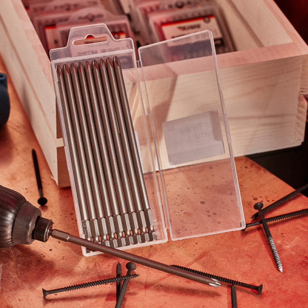 Бита PH2х150 мм для шуруповерта (упак. 10 шт.) Kranz