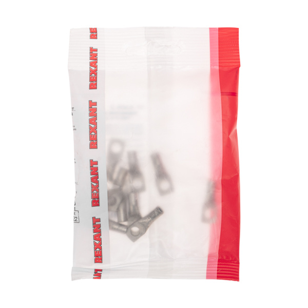 Наконечник медный луженый ТМЛ-Р 2,5–4 (2,5мм² - Ø4мм) ГОСТ 7386-80 (в упак. 100 шт.) REXANT