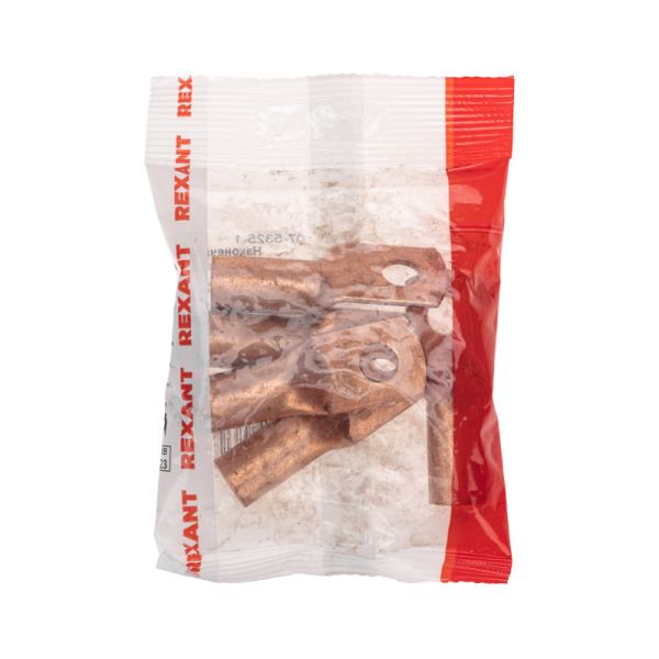 Наконечник медный ТМ 70-10-13 (70мм² - Ø13мм) (в упак. 5 шт.) REXANT