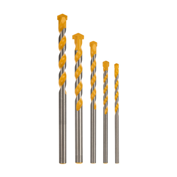 Набор сверл по бетону 4-5-6-8-10мм, пластиковый кейс KRANZ