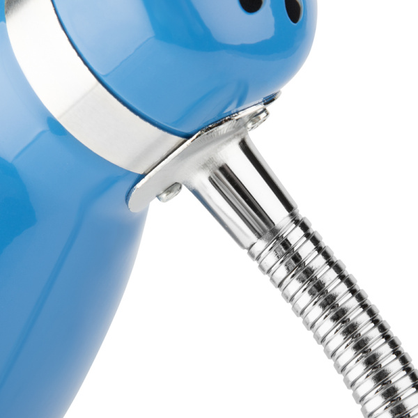 Светильник настольный Моби REXANT  на металлической стойке с зажимом-прищепкой, с цоколем Е27, 60 Вт, цвет летнее небо 