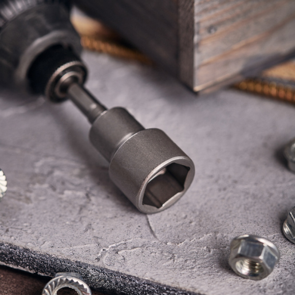 Ключ-насадка магнитная 1/4" 17х65 мм (1 шт./уп.) Kranz