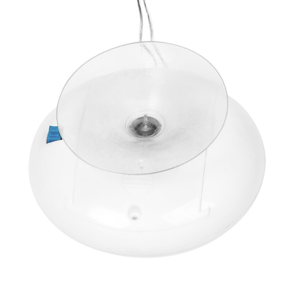 Фигура светодиодная Колокольчик на присоске с подвесом, цвет ТЕПЛЫЙ БЕЛЫЙ