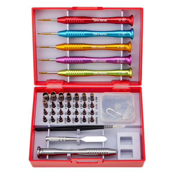 Набор отверток для точных работ 40 предметов KRANZ