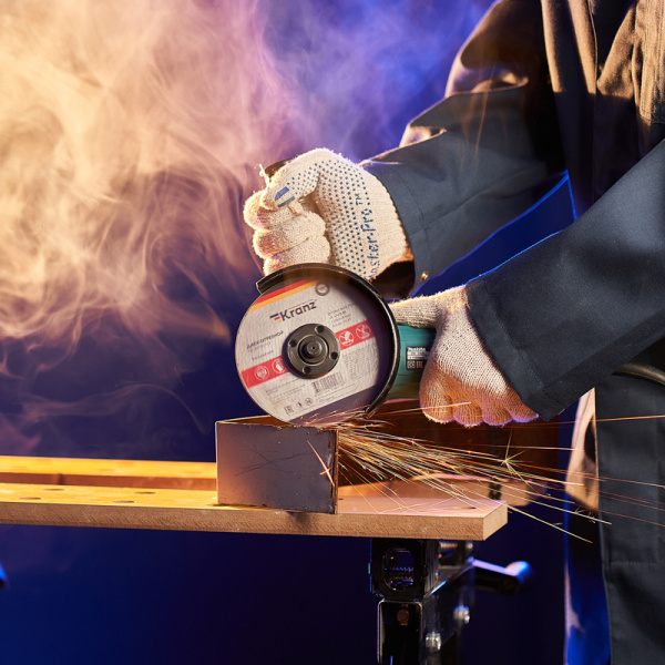 Диск отрезной по металлу 125х1,6х22,23мм KRANZ