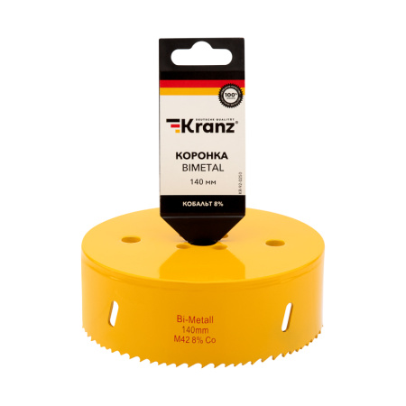 Коронка Bimetal 140мм KRANZ