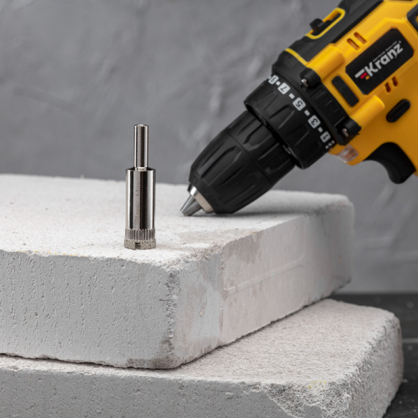 Сверло алмазное 14 мм по керамограниту, керамике и стеклу KRANZ